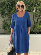 Joëlle - Robe Longue Sans Manches Femme