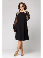 Lidia™ | La robe élégante à manches en dentelle