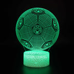 Foot Lampe LED 3D Illusion - Veilleuse - pour la Chambre