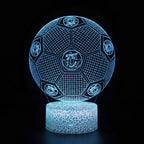 Foot Lampe LED 3D Illusion - Veilleuse - pour la Chambre