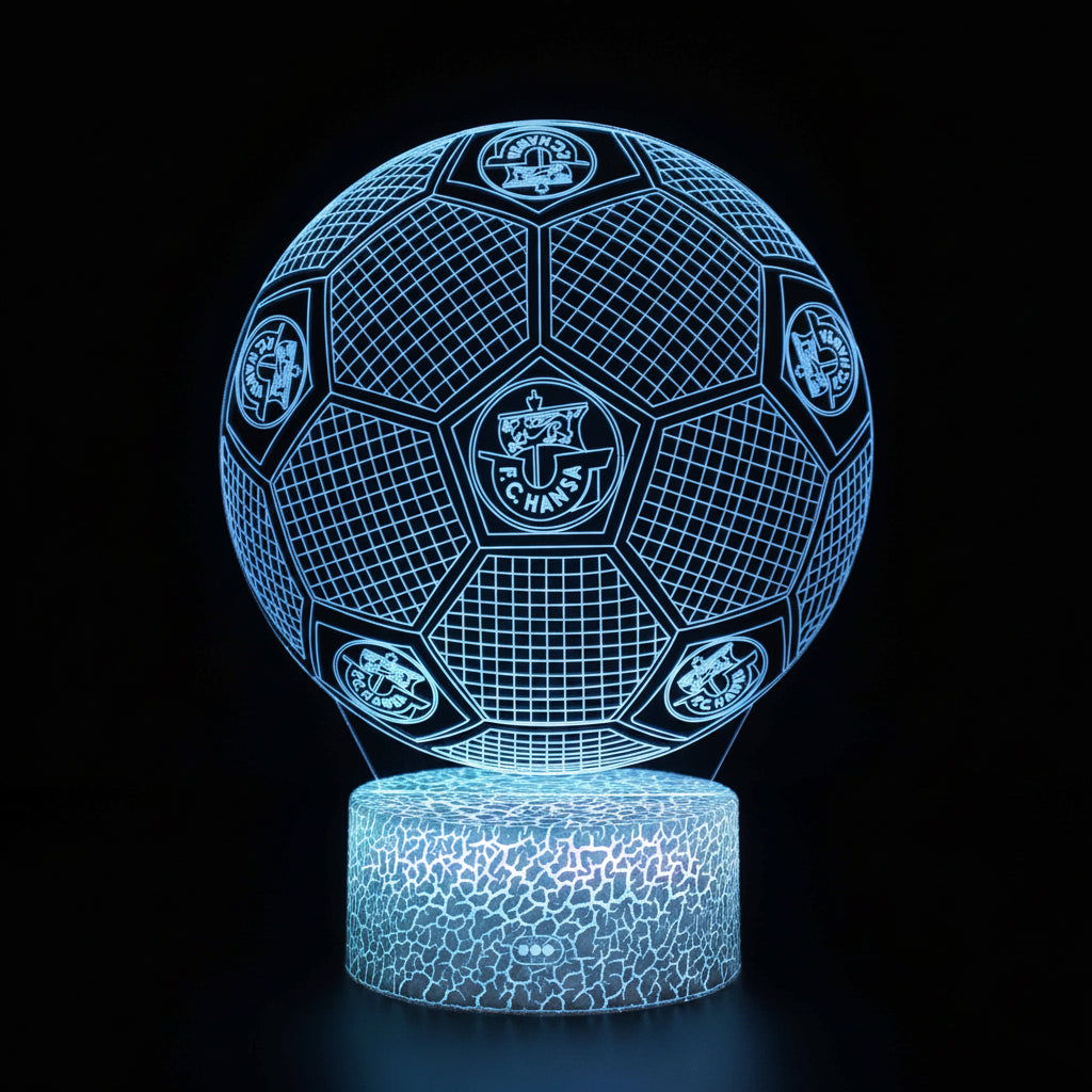 Foot Lampe LED 3D Illusion - Veilleuse - pour la Chambre