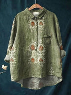 Lila - Blouse Florale Élégante