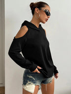 Camélia™ — Sweat élégant aux épaules ajourées