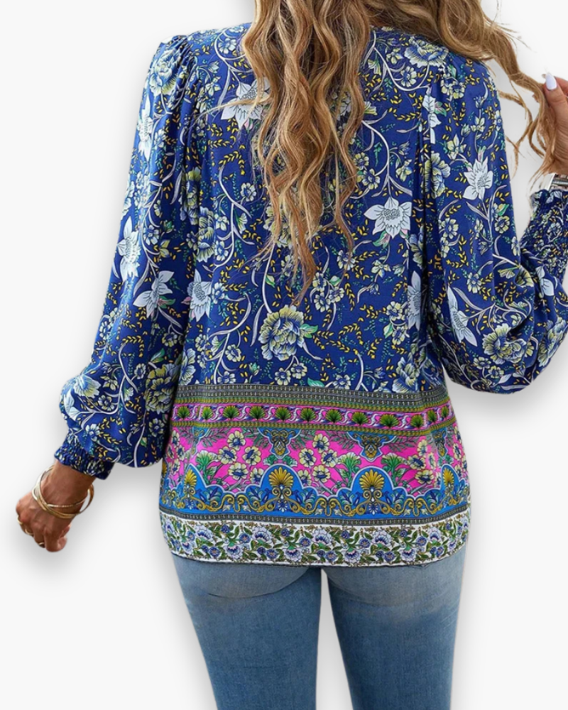 Chemise Ample Imprimée Pour Femme | Été Chic