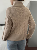 Pull Femme Col Montant