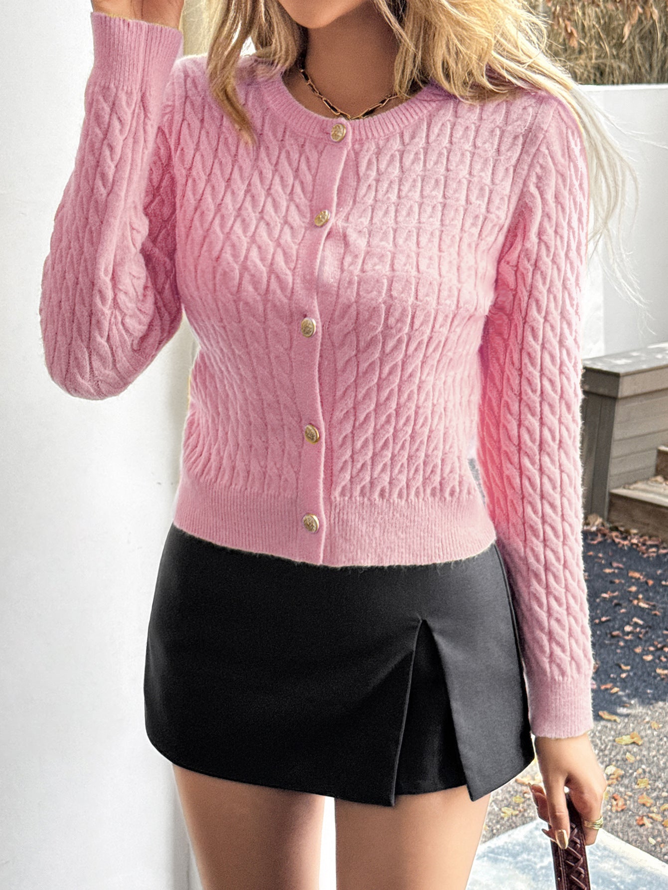 Pull Femme Boutonné Leisure Escape