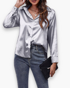 Chemisier Satiné pour Femme | Chic et Fluide