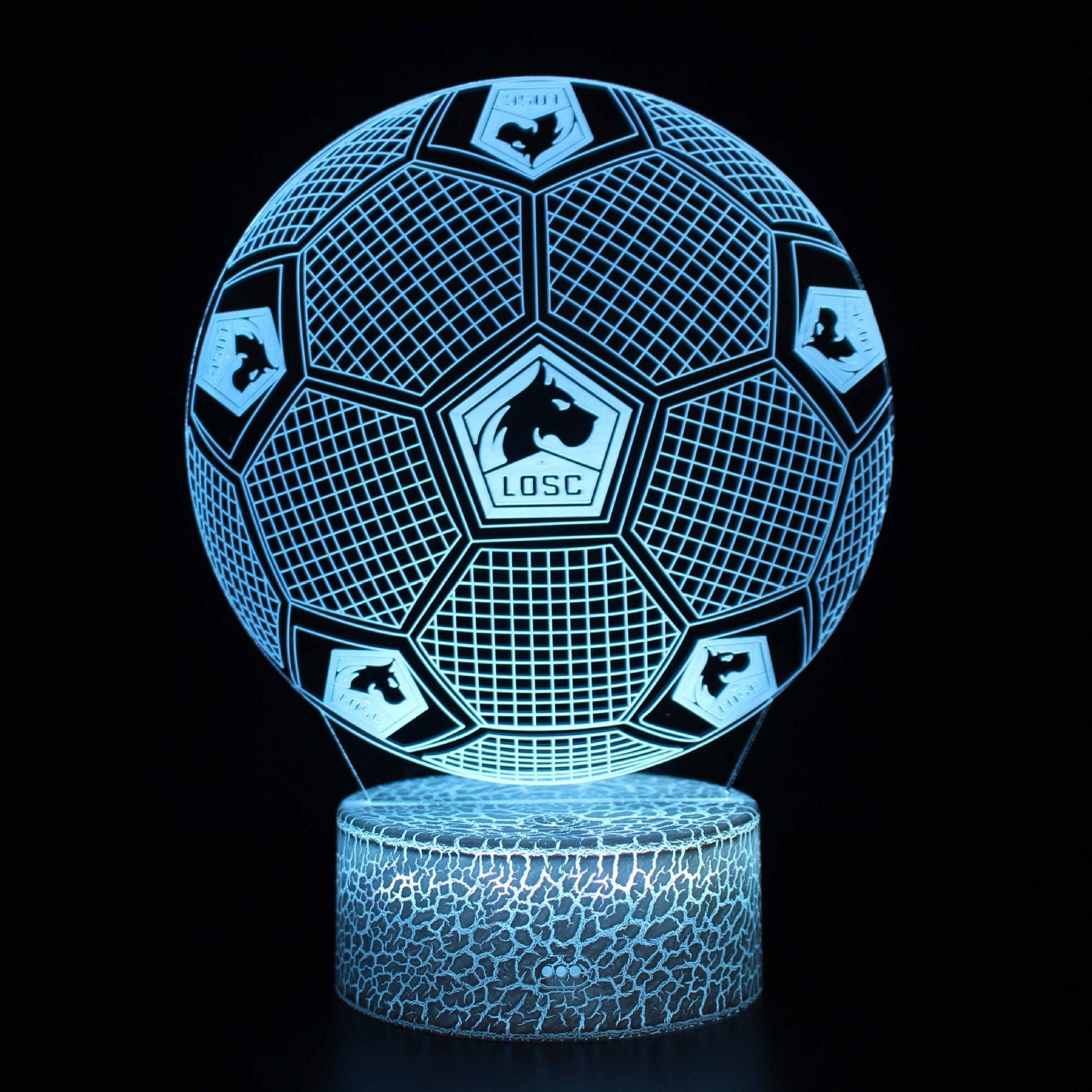 Foot Lampe LED 3D Illusion - Veilleuse - pour la Chambre