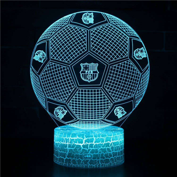 Foot Lampe LED 3D Illusion - Veilleuse - pour la Chambre