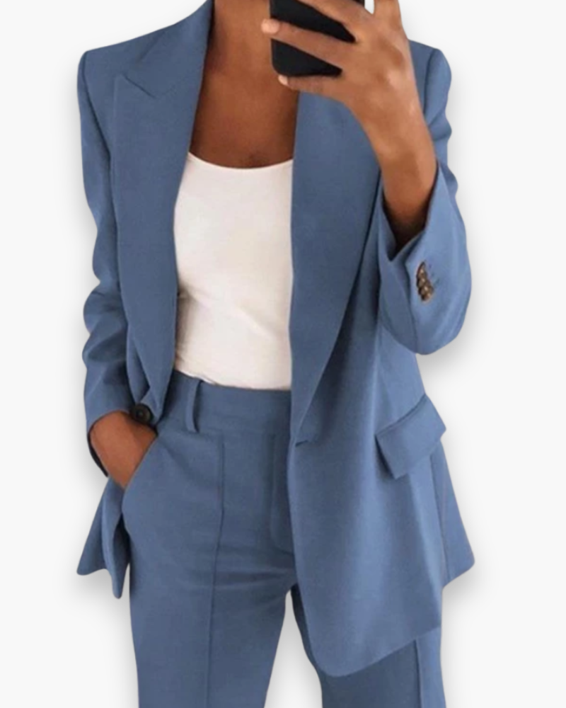 Tailleur Pantalon Pour Femme | Chic Et Moderne – Bleu clair