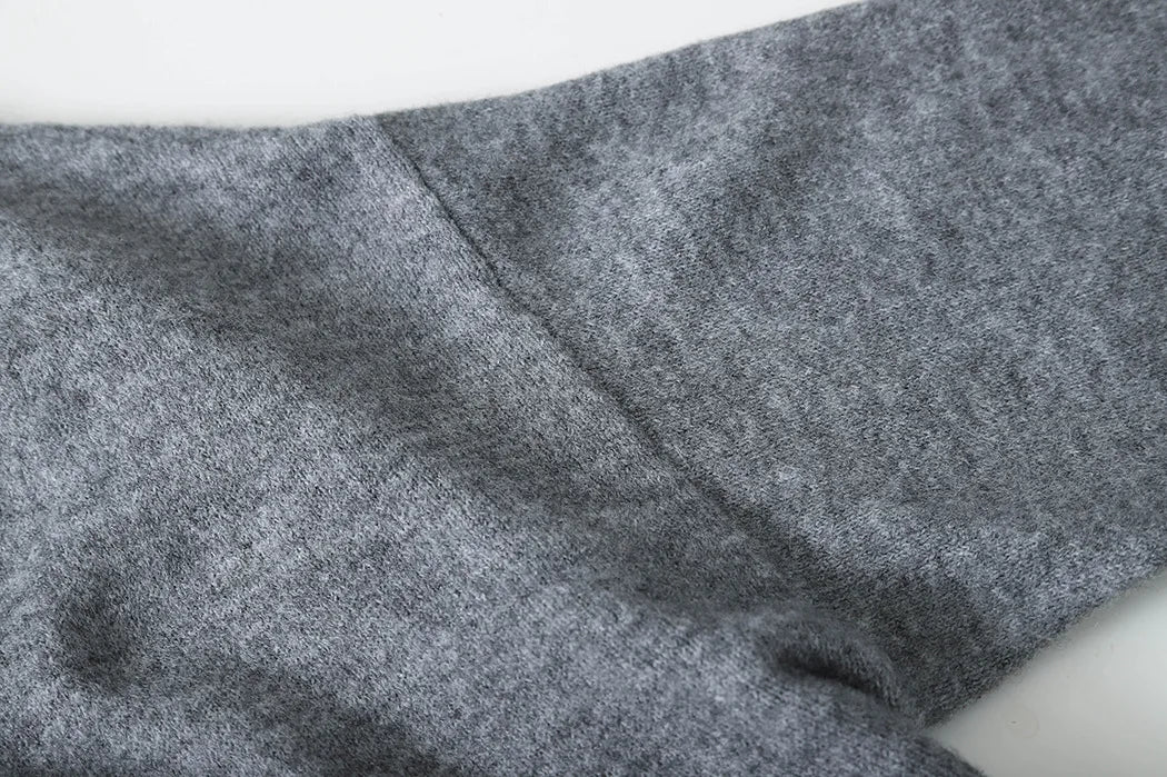 Ensemble Robe Longue & Cardigan Oversize Col V