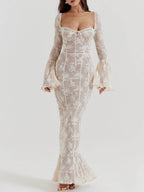 Emma | Robe Maxi d'Été en Dentelle Tendance Élégante