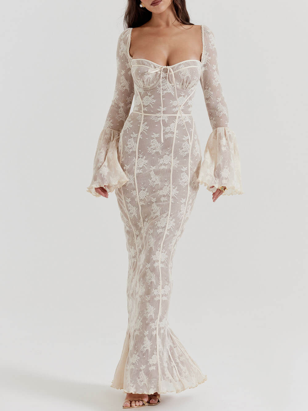 Emma | Robe Maxi d'Été en Dentelle Tendance Élégante