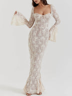 Emma | Robe Maxi d'Été en Dentelle Tendance Élégante