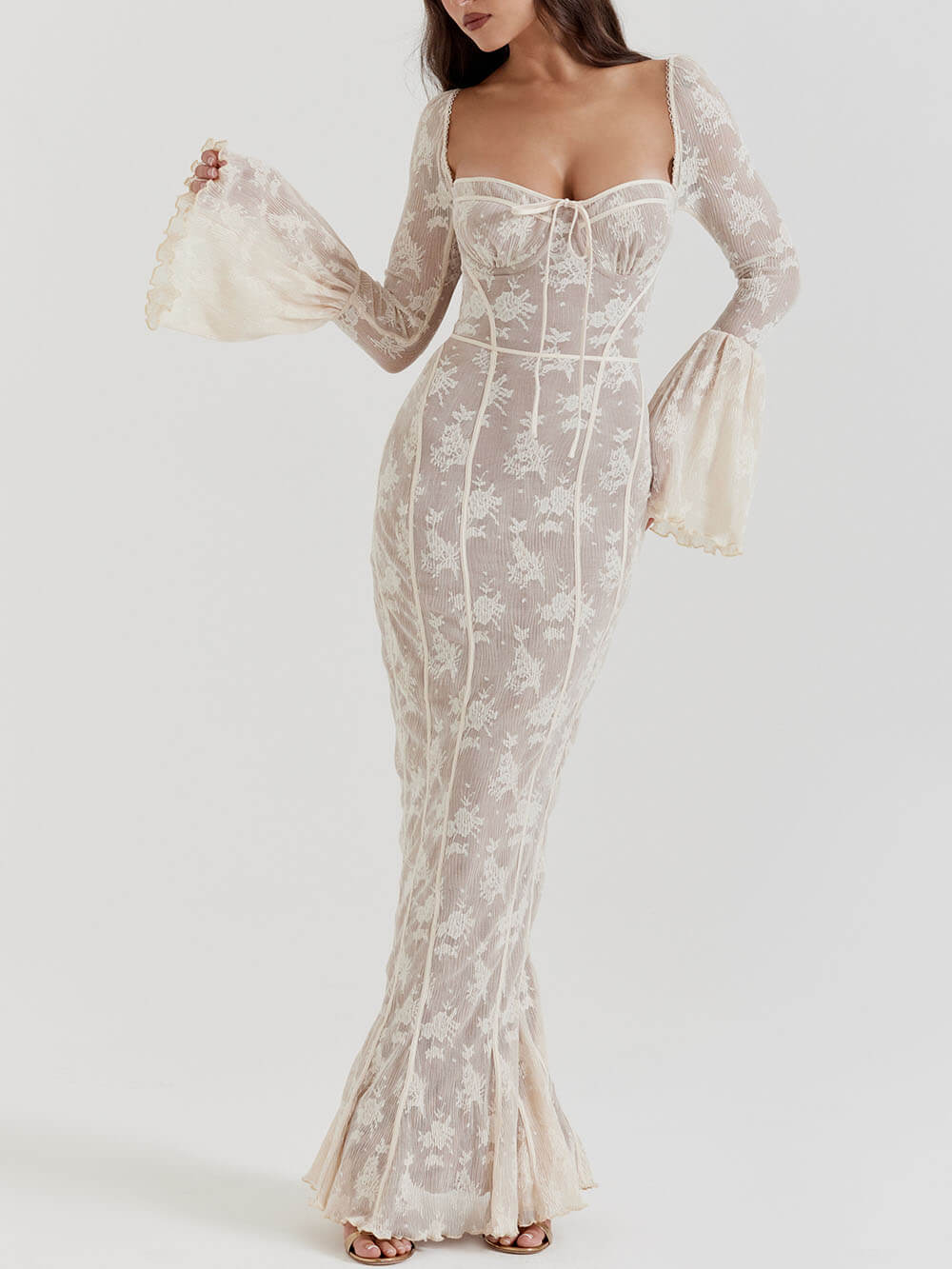 Emma | Robe Maxi d'Été en Dentelle Tendance Élégante