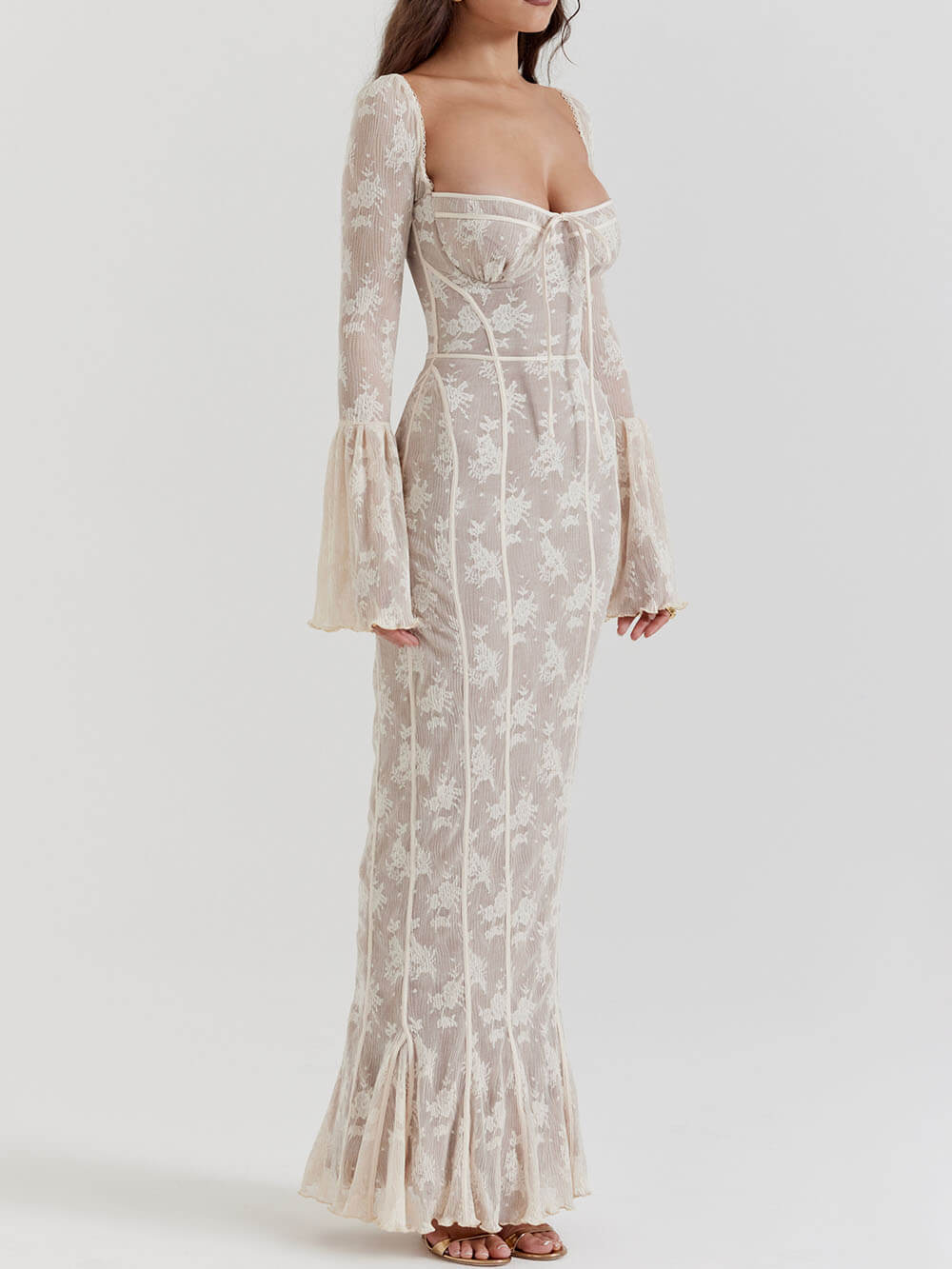 Emma | Robe Maxi d'Été en Dentelle Tendance Élégante