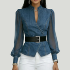 Rox | Chemisier structuré en denim Valerisse pour femme