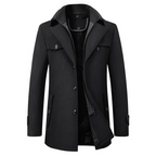Elias - Manteau homme d’Hiver – Noir