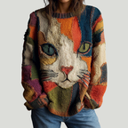 Zaira | Top artistique avec chat