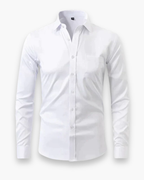 Chemise Slim Fit Pour Homme | Chic Et Respirante – Blanc