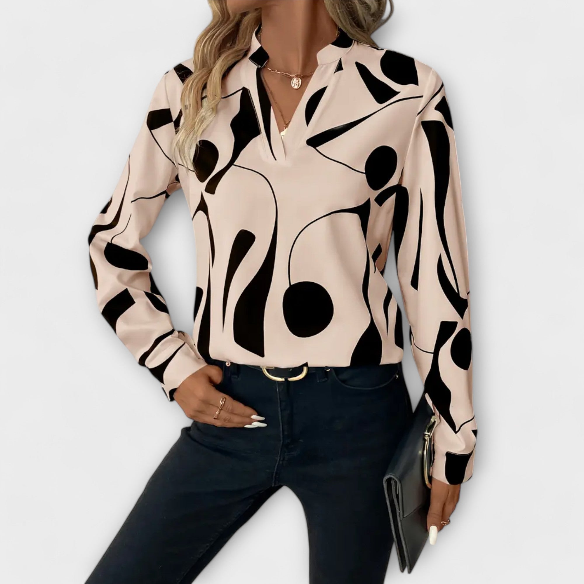 Lara™ Blouse Élégante Avec Design