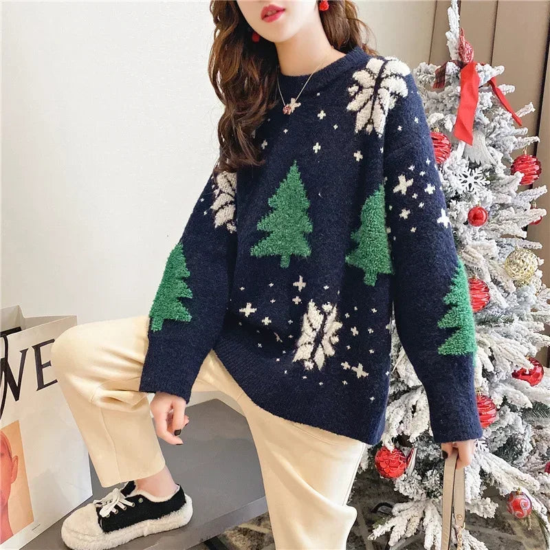 Chloé | Pull de Noël Femme Oversized Tendance Effortless