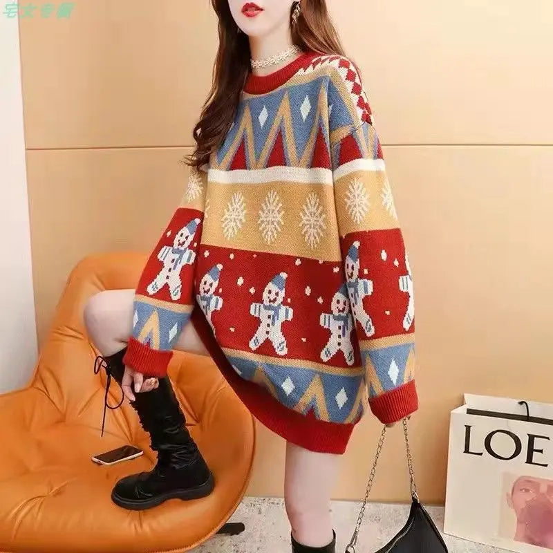 Emma | Pull Oversized de Noël Tendance Élégant