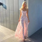Claire | Robe Maxi en Dentelle Tendance Romantique