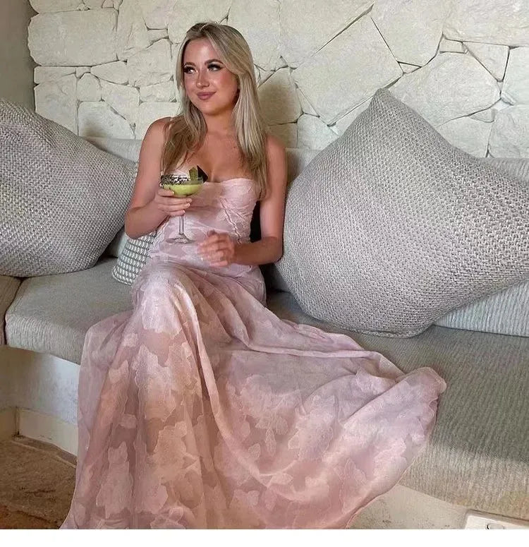 Claire | Robe Maxi en Dentelle Tendance Romantique