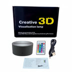 Foot Lampe LED 3D Illusion - Veilleuse - 16 Couleurs
