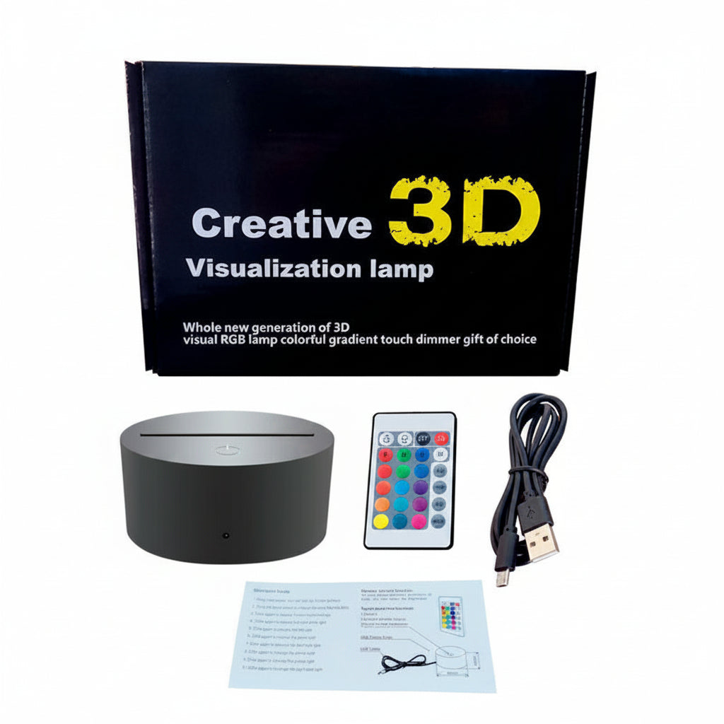 Cristiano Ronaldo Lampe LED 3D Illusion - Veilleuse