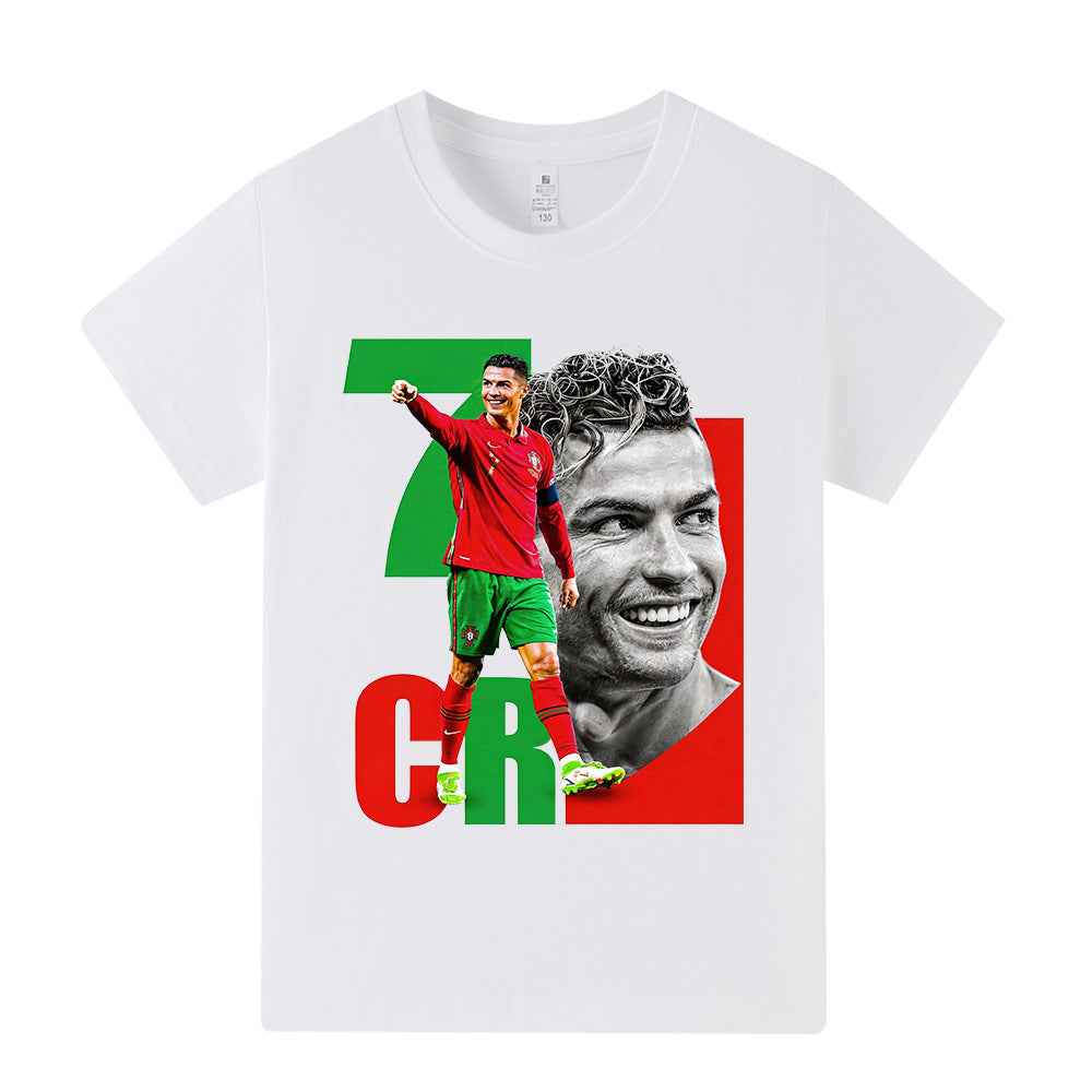Cristiano Ronaldo T-shirt de Foot Enfant - Portugal - Sportif