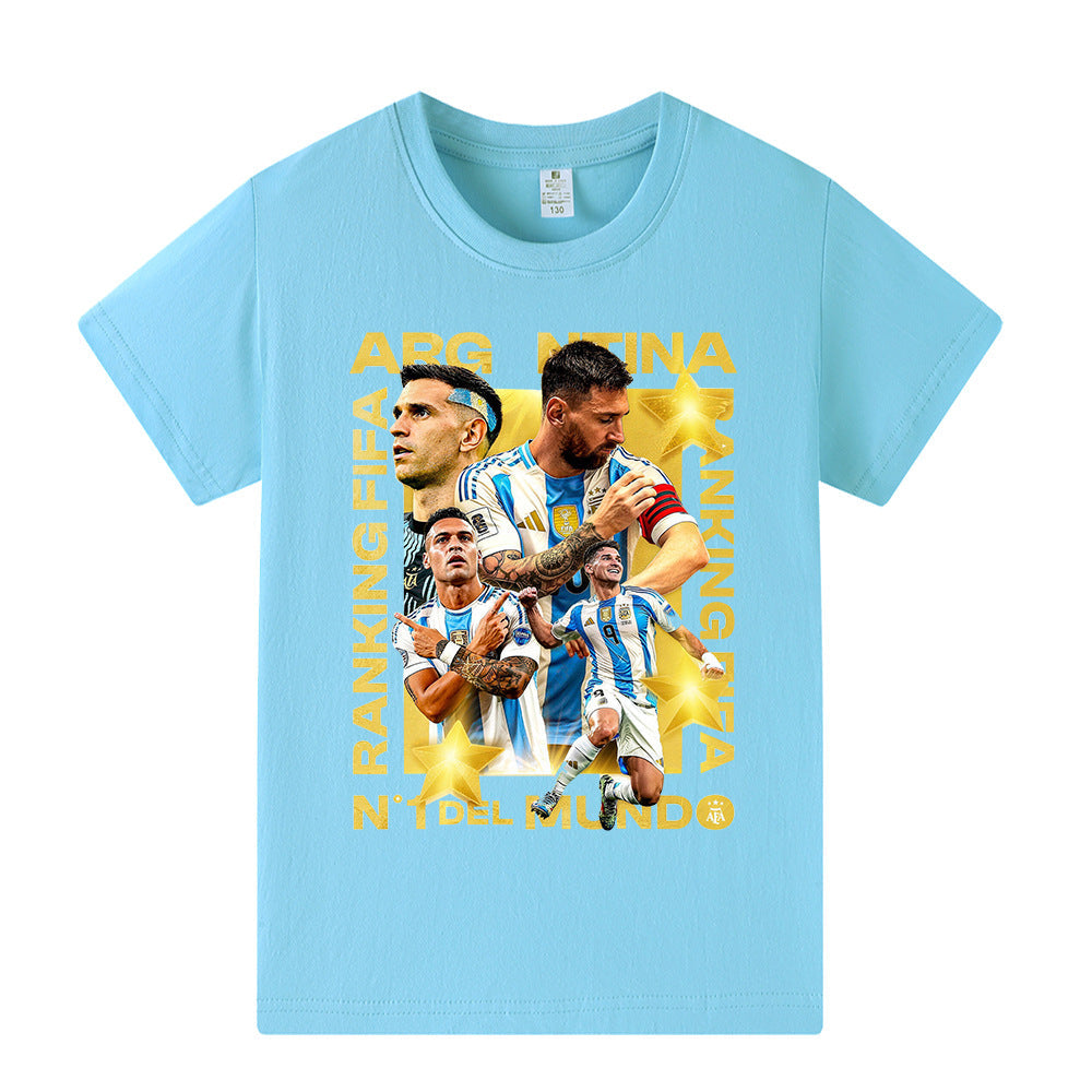 Lionel Messi T-shirt de Foot Enfant - Design