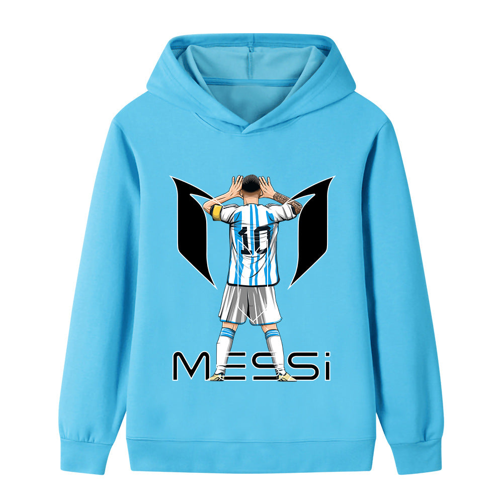 Lionel Messi Sweat à Capuche Foot Enfant - Design