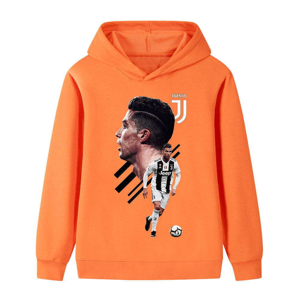Ronaldo Sweat à Capuche Foot Enfant - Juventus - Sportif
