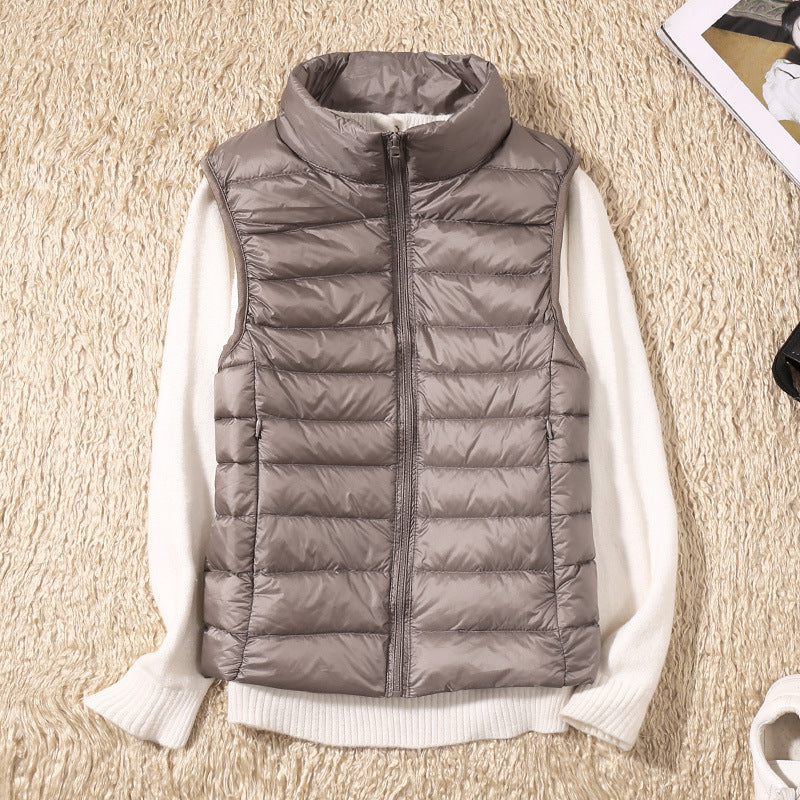 Sofia - Gilet matelassée femme – Kaki
