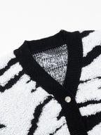 Cardigan Femme Imprimé Zèbre