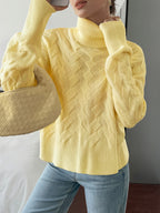 Pull Femme Col Montant