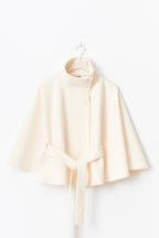Sofia – Manteau laine femme à col élégant
