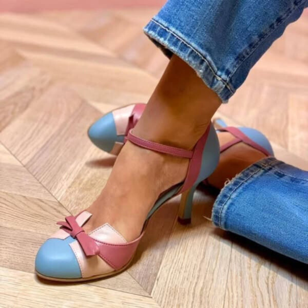 Sable - Pompes Chic en Colorblock