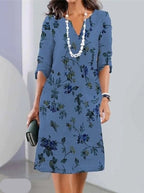 ELEANOR | ROBE FLORALE À NIVEAUX