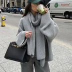 Pull Maille & Col Écharpe