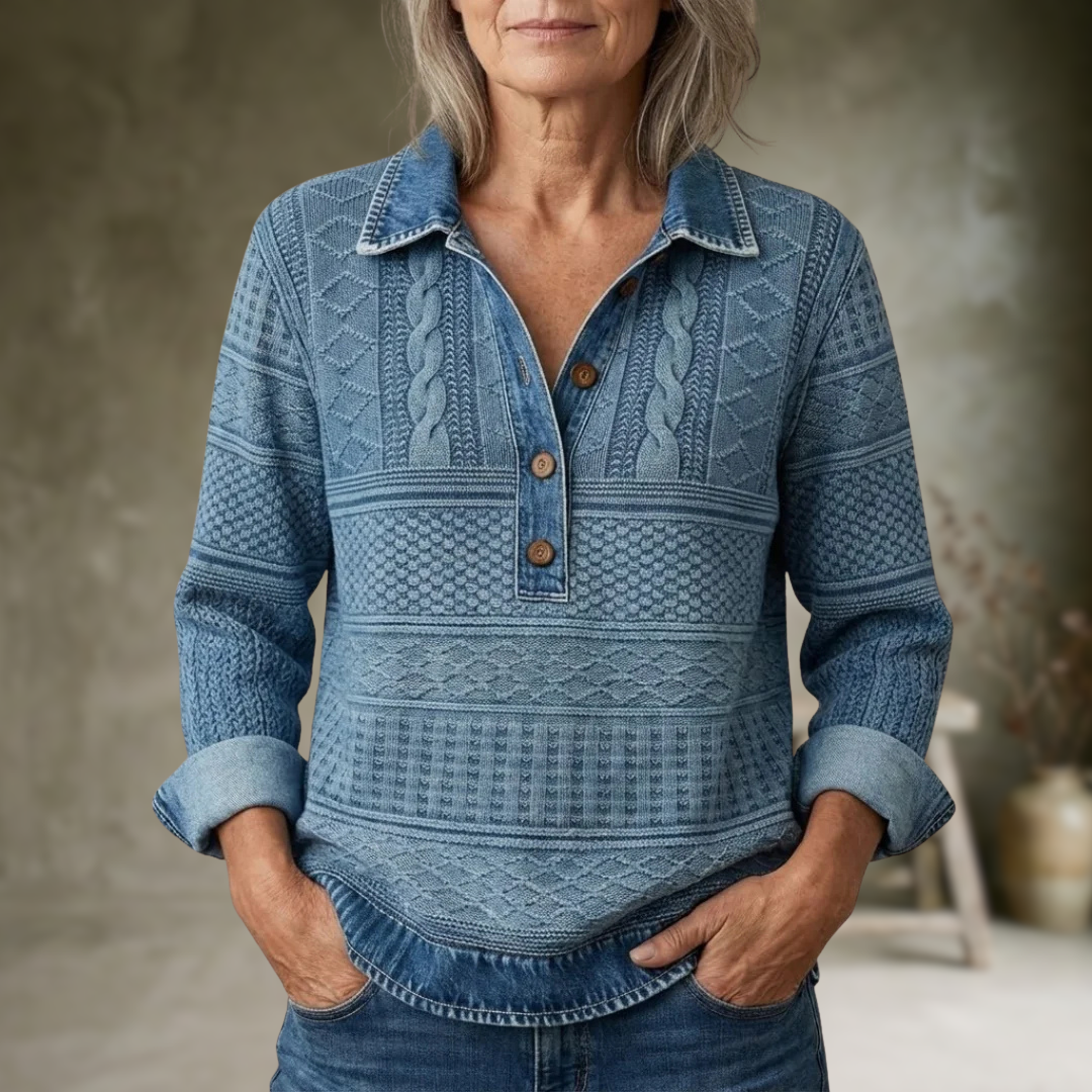 Zuri | Blouse Décontractée Vintage