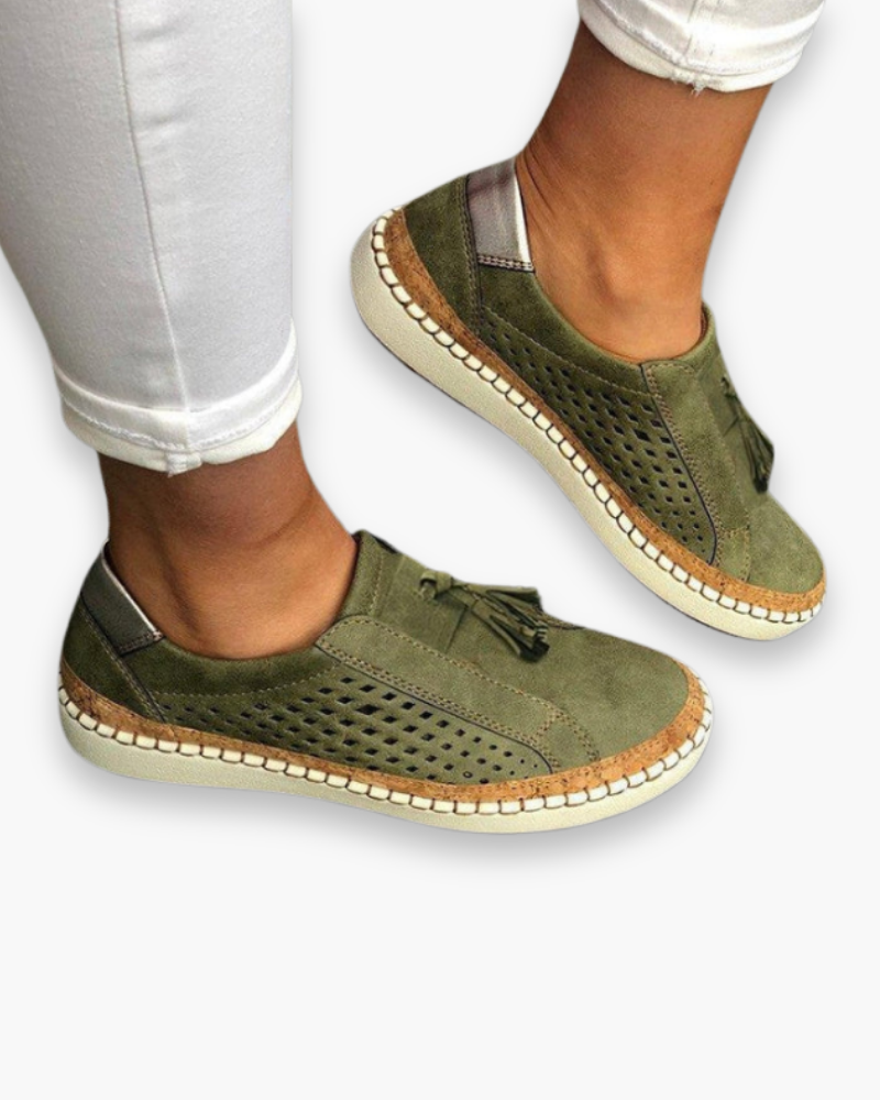 Espadrilles Respirantes pour Femme | Confortables – Vert