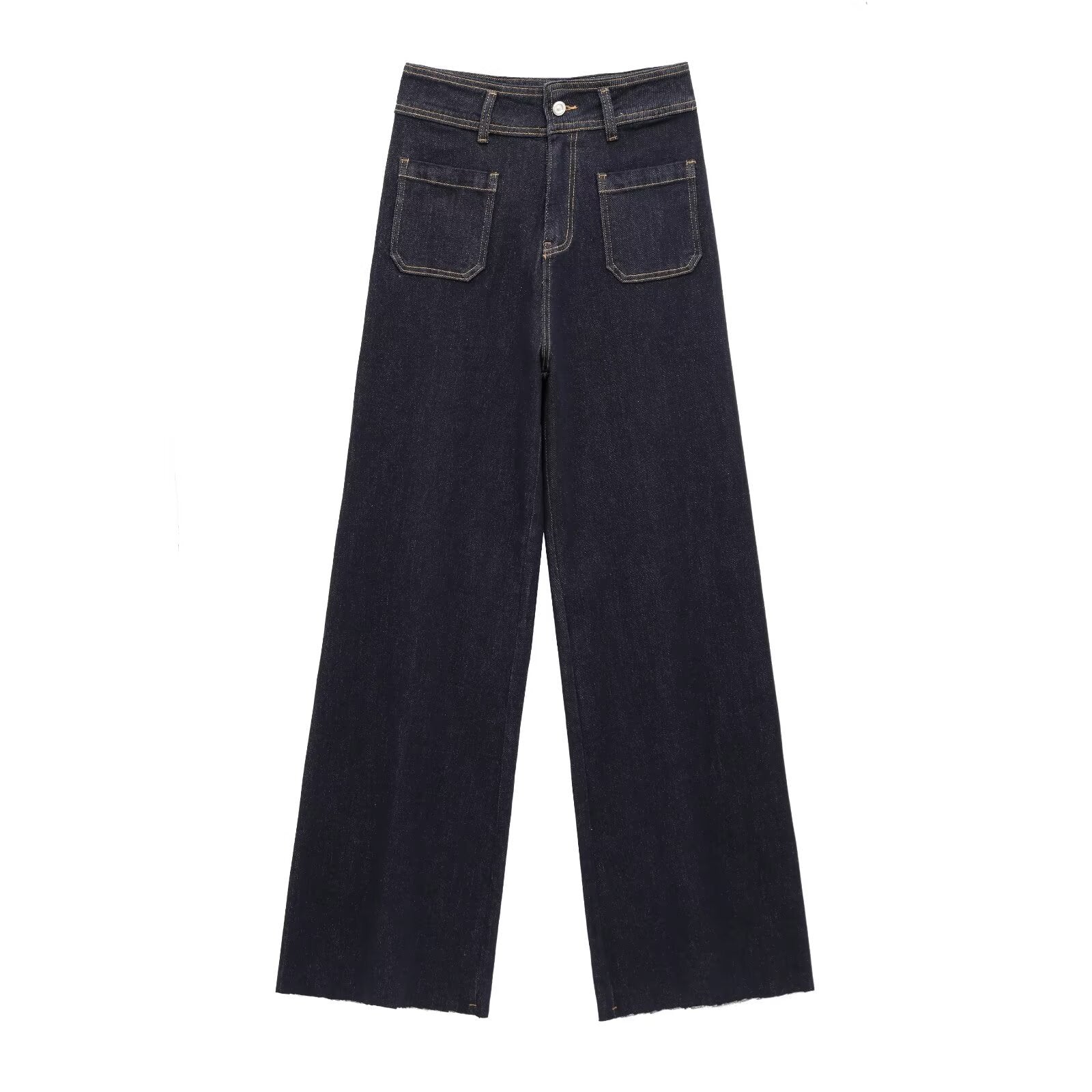 Jean Large Taille Haute