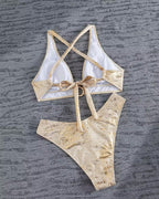 Annemiek | Bikini Boucle métallique Design