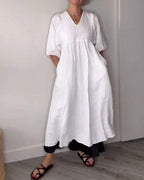 Aline - Robe Femme en Lin Ample