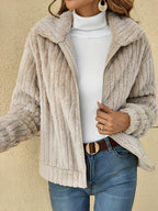 Lina - Veste femme chaud – Abricot