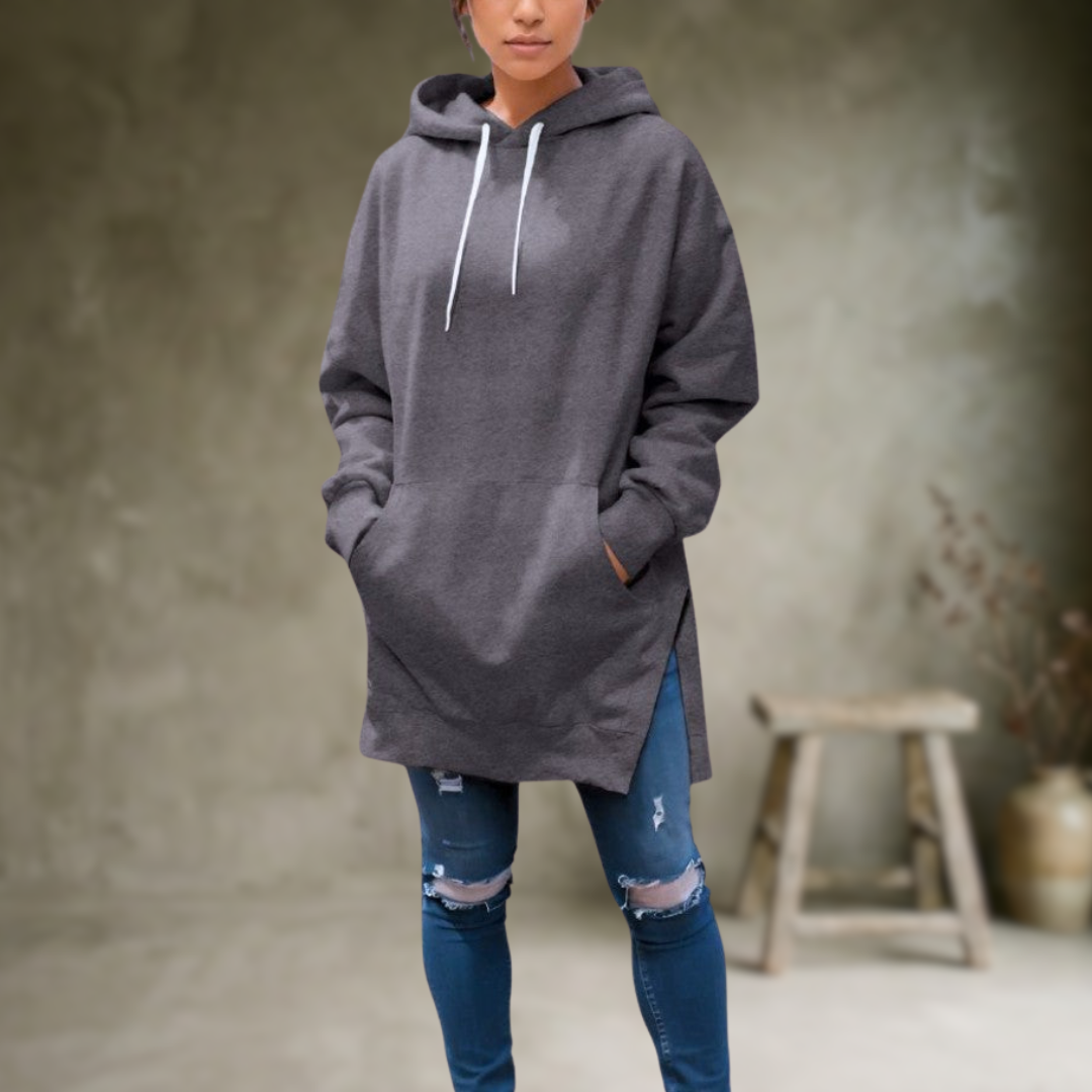 Ella | Robe à capuche oversize