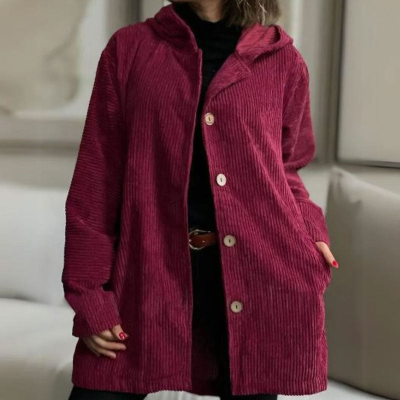 Isabelle - Veste Velours Confortable
